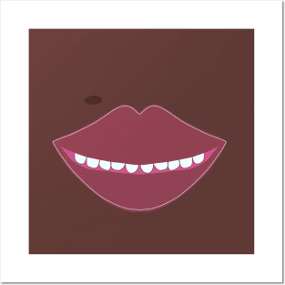 Beauty Spot Smile Mouth Posters and Art